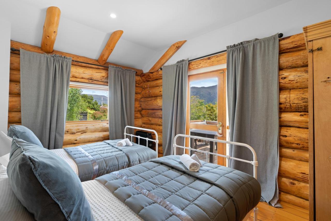 ワナカ The Log Houseヴィラ エクステリア 写真