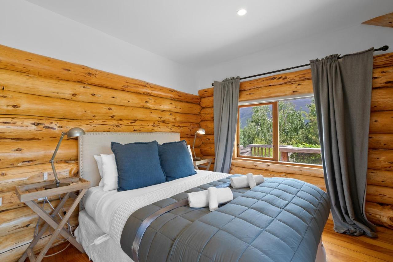 ワナカ The Log Houseヴィラ エクステリア 写真