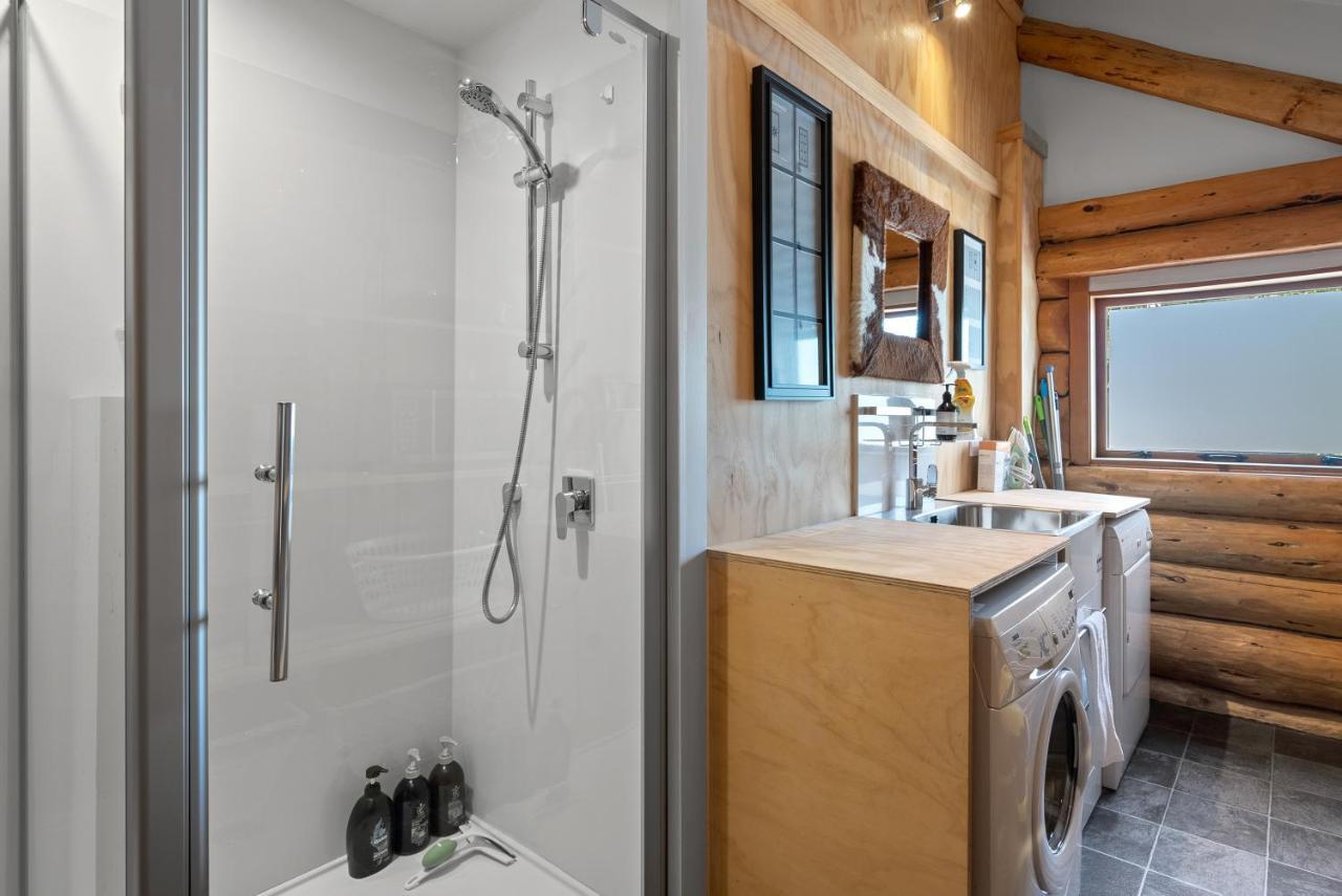 ワナカ The Log Houseヴィラ エクステリア 写真