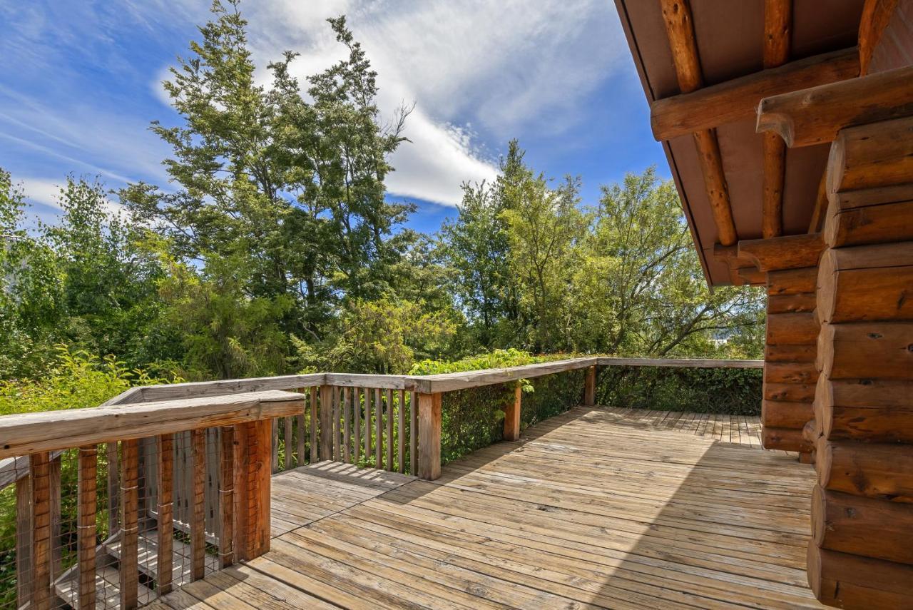 ワナカ The Log Houseヴィラ エクステリア 写真